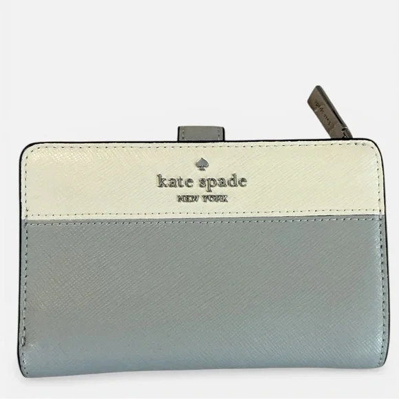 NEW-KATE SPADE MADISON COLORBLOCK SAFFIANO LEATHER MEDIUM SATCHEL & BILFOLD. - Picture 11 of 16